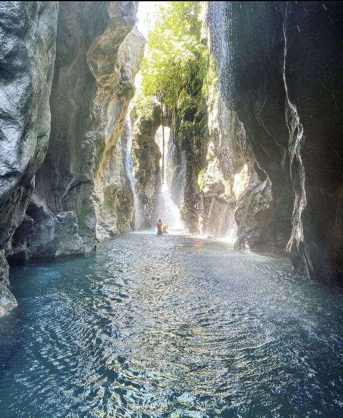 Kourtaliotiko gorge, waterfall rethimno crete